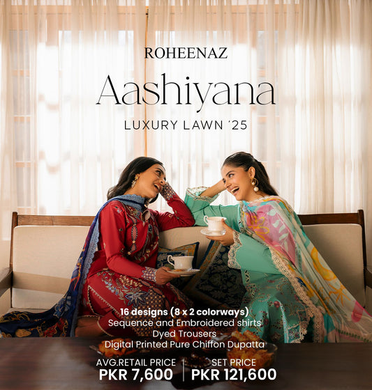 Roheenaz - Aashiyana Luxury Lawn Collection '25