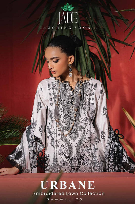 Jade - Urbane Embroidered Lawn Collection '25