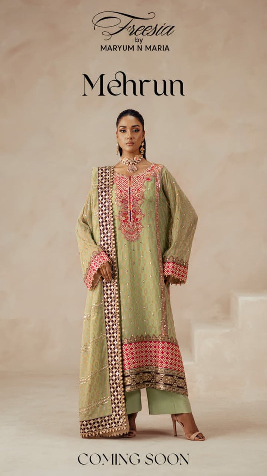 Maryum & Maria - Mehrun Chiffon Collection '25
