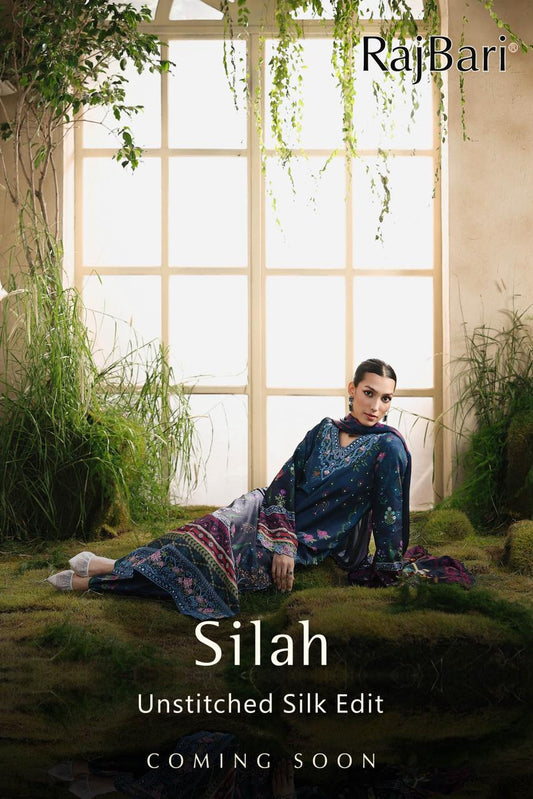 RajBari - Silah Unstitched Silk Edit Collection '25