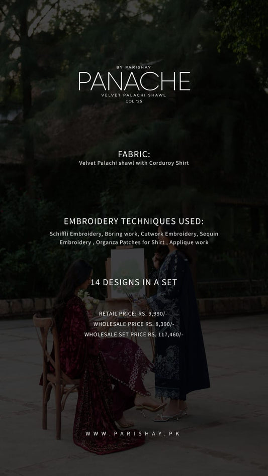 Parishay - Velvet Palachi Shawl Collection '25