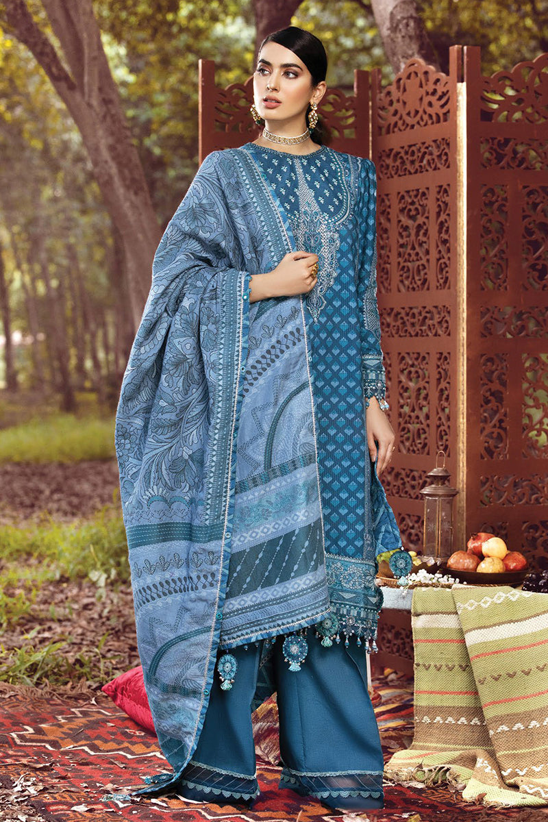 Anaya by Kiran Chaudhary - Ankara - Unstitched 3Pc Winter Shawl Collection '22