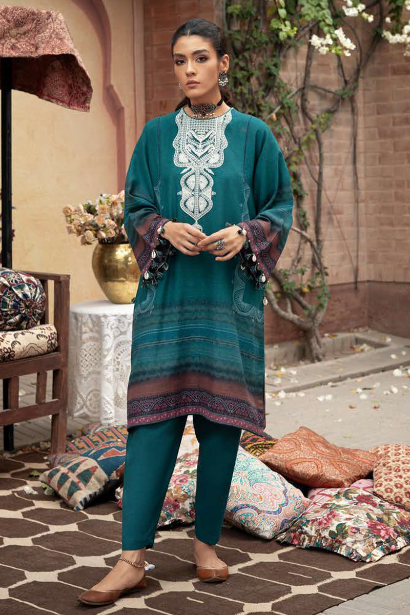 Cross Stitch - Winter Edit-1 - Khaddar Linen Collection