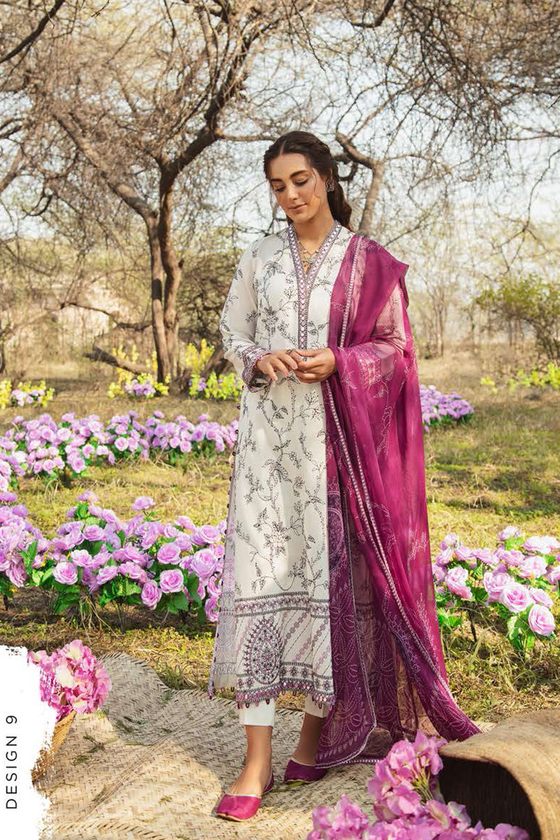 Mehrbano Premium Lawn Unstitched Collection 2022