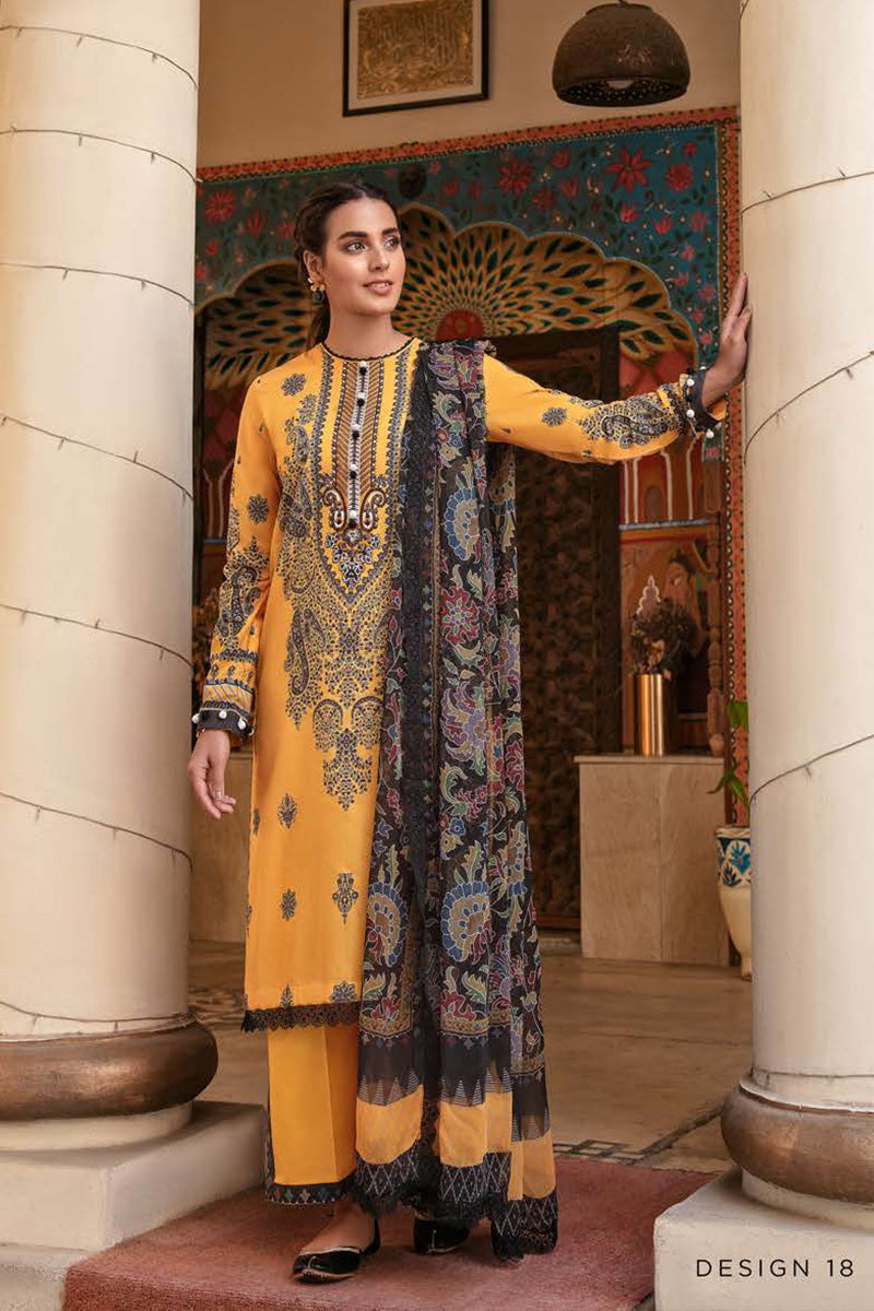 Mehrbano Premium Lawn Unstitched Collection 2022