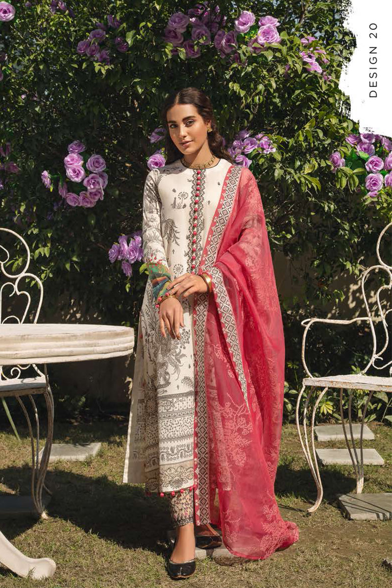 Mehrbano Premium Lawn Unstitched Collection 2022