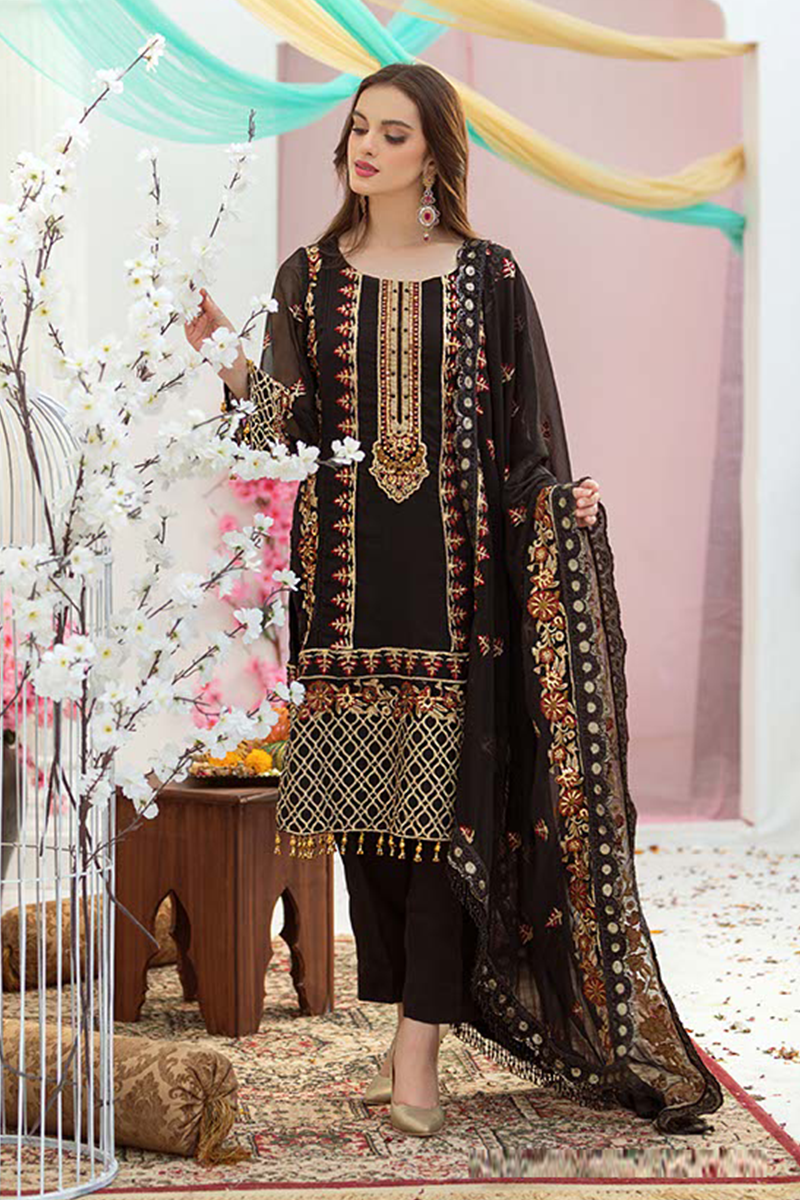 Noorma Kaamal - Noor Jahan Unstitched Luxury Chiffon Collection '22